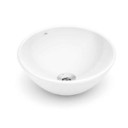 Cuba de apoio redonda 350 sem mesa Basic R1 Branco