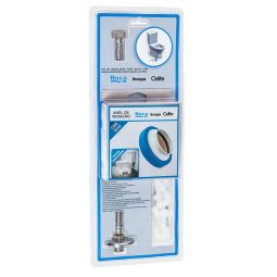 Kit de instalação para bacia com caixa acoplada com fixação horizontal