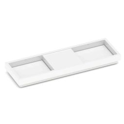 Cuba de sobrepor retangular 1200x380 com tampo Skyline Horizon Branco