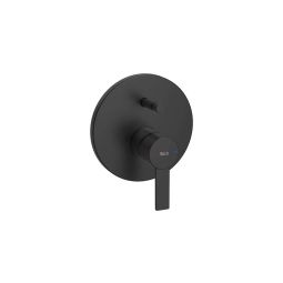 Monocomando para ducha e banheira para Rocabox com desviador Teras Matte Black