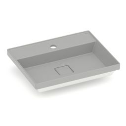 Cuba de sobrepor 500x400 com mesa Terra T18 Stone