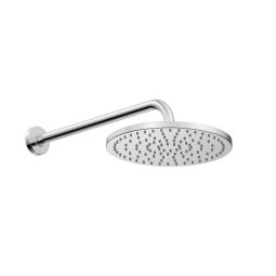 Chuveiro redondo com braço de parede 250mm Rainsense Cromado