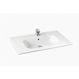 Lavatório integrado 800x450 para gabinete Victória ou Debba Branco