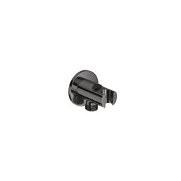 Suporte para ducha com saída de água Titanium Black