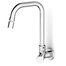 TORNEIRA PARA COZINHA DE PAREDE BICA MÓVEL COM AREJADOR ARTICULADO BOSS