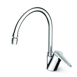 MONOCOMANDO PARA COZINHA DE MESA BICA ALTA COM AREJADOR ARTICULADO FIRST