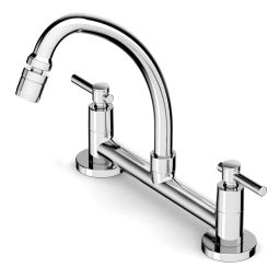 Misturador para cozinha de mesa com bica móvel e arejador articulado Life Plus