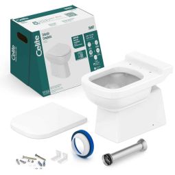 Kit de bacia convencional e itens de instalação Elite