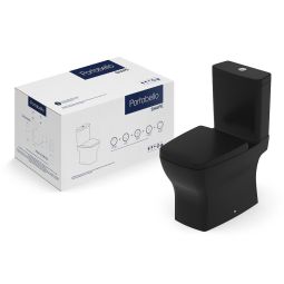 Kit de bacia com caixa, assento termofixo com queda amortecida e itens de instalação Shape Portobello