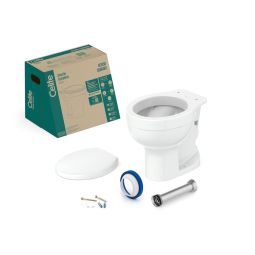 Kit de bacia convencional e itens de instalação Acesso Celite