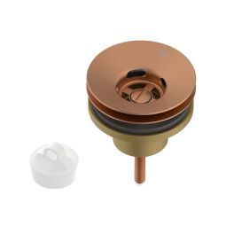 Válvula para lavatório 7/8" universal com tampa plástica