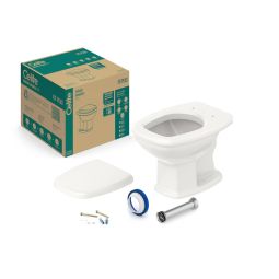 Kit de bacia convencional e itens de instalação Fit