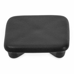 TAMPA QUADRADA PARA VALVULA 85 MILIMETROS PRETO MATTE