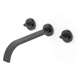 Misturador para lavatório de parede com válvula de escoamento Flow