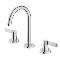 Misturador para Lavatório de Mesa 3 Furos Bica Alta com Válvula Lix