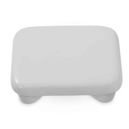 TAMPA QUADRADA PARA VALVULA 85 MILIMETROS BRANCO MATTE