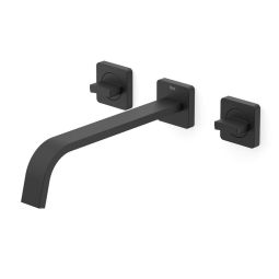 Misturador para lavatório de parede com válvula de escoamento Virtus