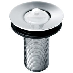 Válvula de escoamento sem ladrão para lavatório 7/8'' com tampa plástica Roca