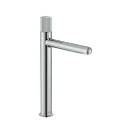 Monocomando para lavatorio de mesa bica alta stripes nu cromado