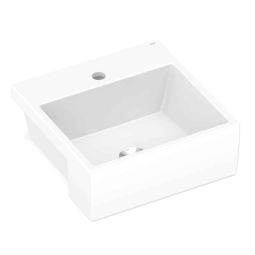 CUBA DE SEMIENCAIXE 410X410 COM MESA BASIC Q2