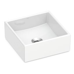 Cuba de apoio 350x350 sem mesa Square S1 Portobello branco