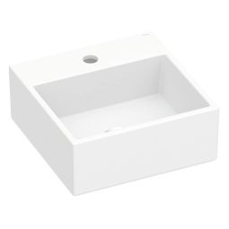 Cuba de apoio 350x350 com mesa Square S2 blanco matte