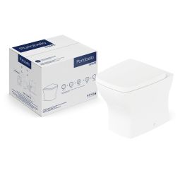 Kit de bacia convencional, assento termofixo softclose e itens de instalação Shape blanco matte