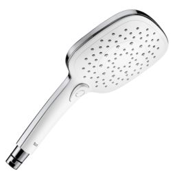 DUCHA MANUAL 140 MM COM 3 FUNÇÕES PLENUM SQUARE (ITENS PARA INSTALAÇÃO:TOMADA D'ÁGUA, FLEXÍVEL E SUPORTE)