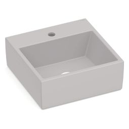 Cuba de apoio 410x410 com mesa Square S3 Portobello stone