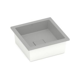 Cuba sobrepor e embutir 330x330 sem mesa Terra T13 Stone