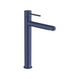 Monocomando para lavatorio de mesa bica alta pin nu cobalt blue